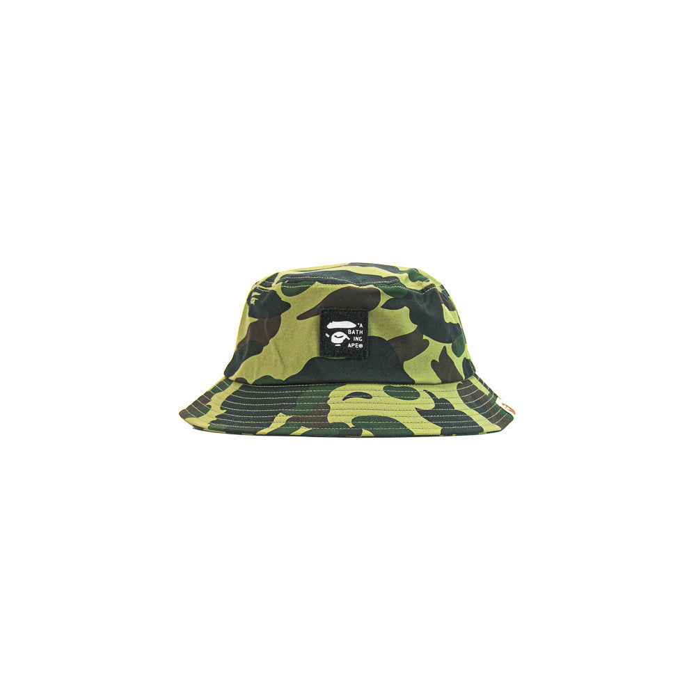 BAPE 1ST CAMO BUCKET HAT M GREEN