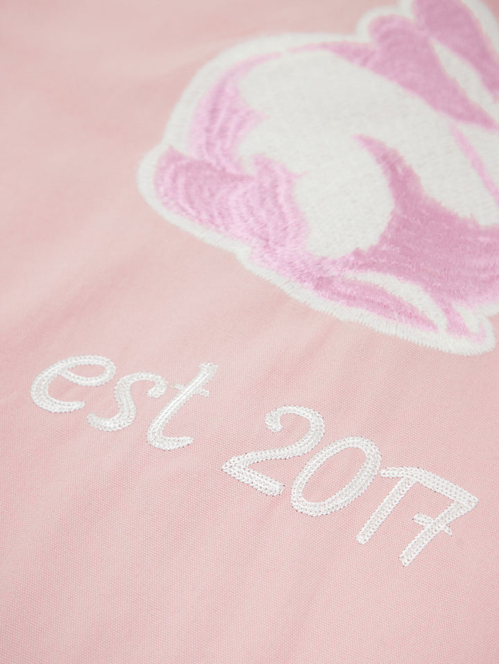Vandy The Pink Rabbit Work Button Shirt Pink