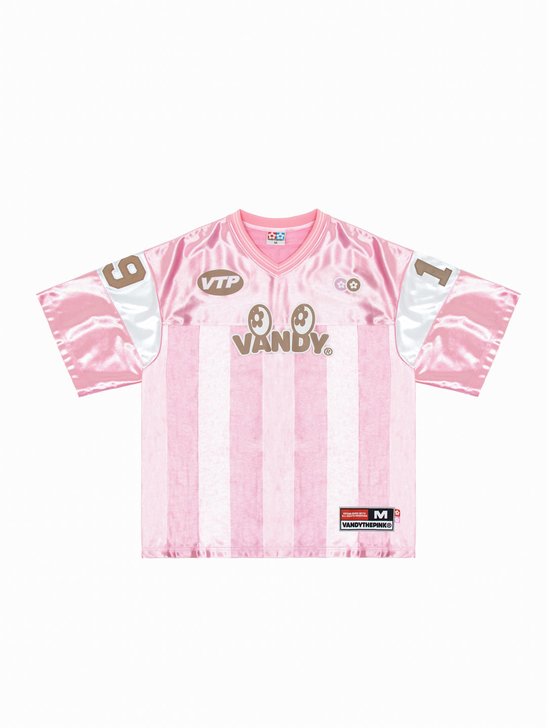 Vandy The Pink Eye logo Stripe Jersey Pink