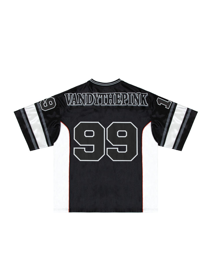 Vandy The Pink Eye Logo Football Jersey Black
