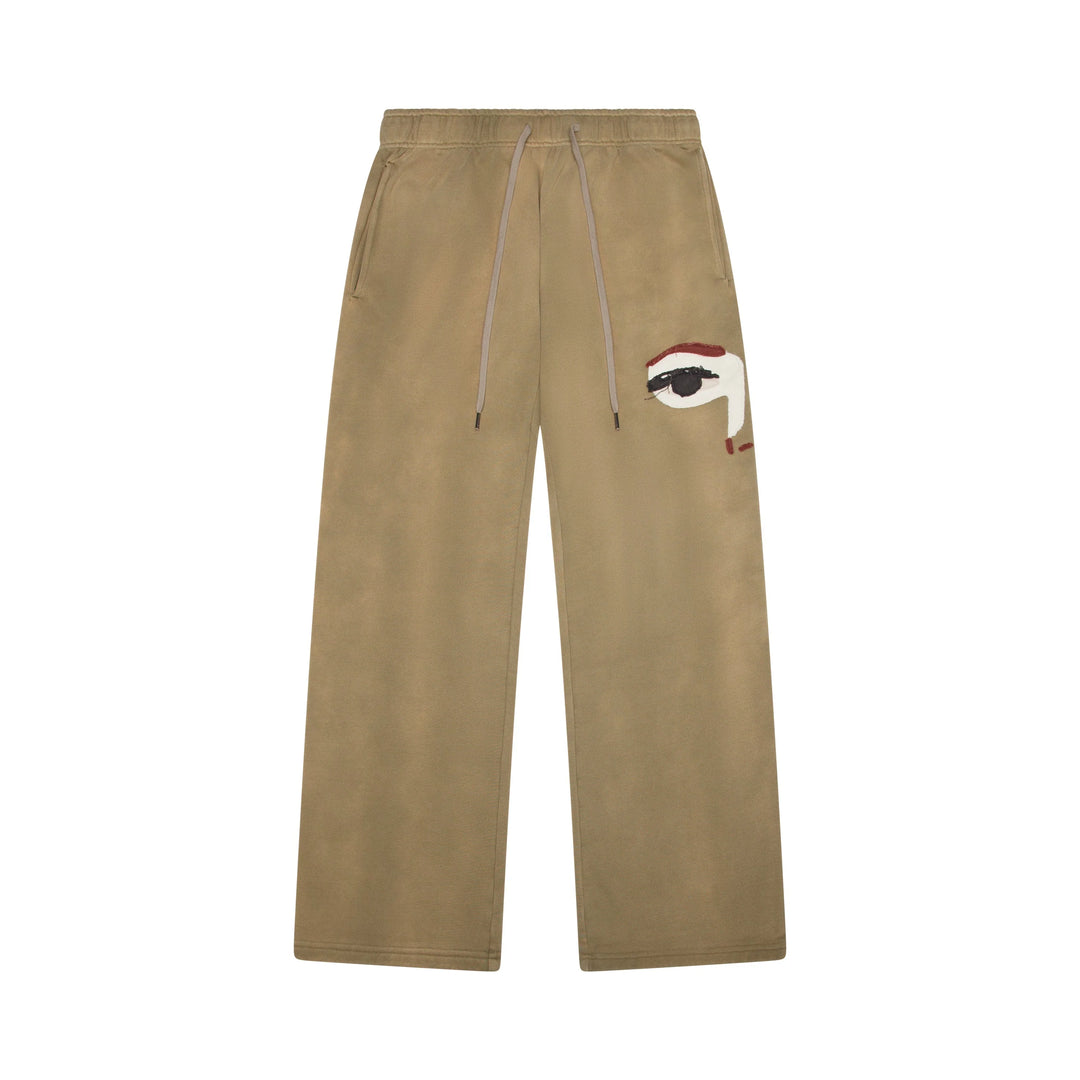 KidSuper Studios Patchwork Face Heavyweight Sweatpants -  Green
