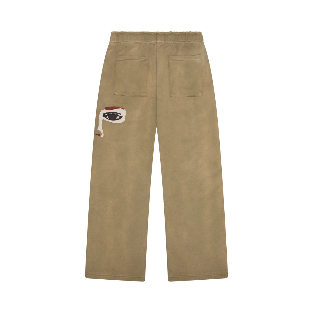 KidSuper Studios Patchwork Face Heavyweight Sweatpants -  Green