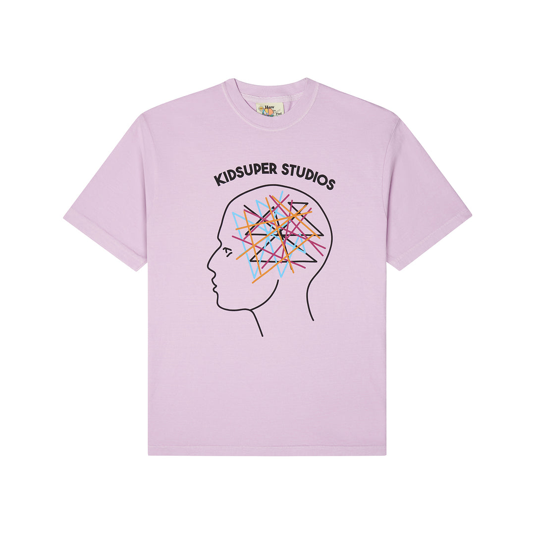 KidSuper Studios Thoughts in my head Tee - Lilac
