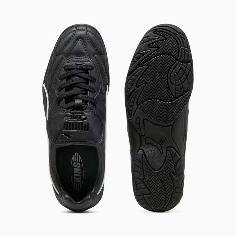 PUMA King Indoor Premium Unisex Sneakers - PUMA Black-PUMA White