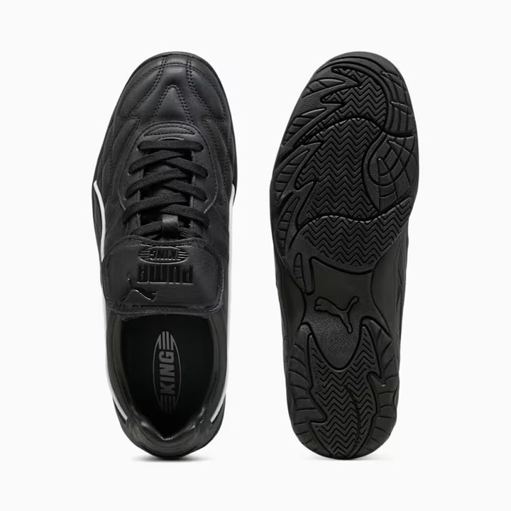 PUMA King Indoor Premium Unisex Sneakers - PUMA Black-PUMA White