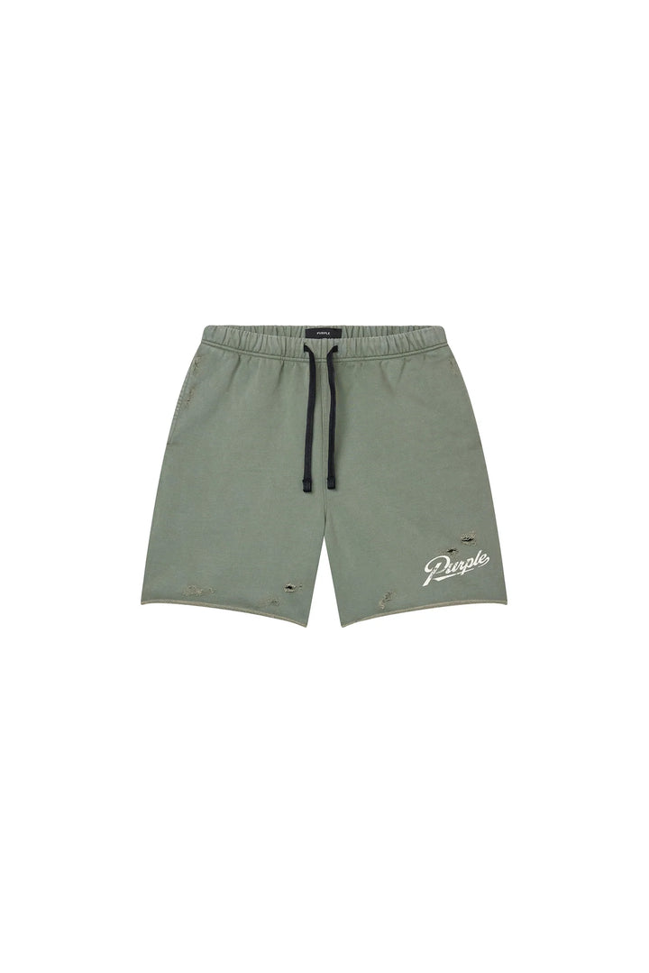 Purple Slugger Script Short - Green M4218-MWGG326