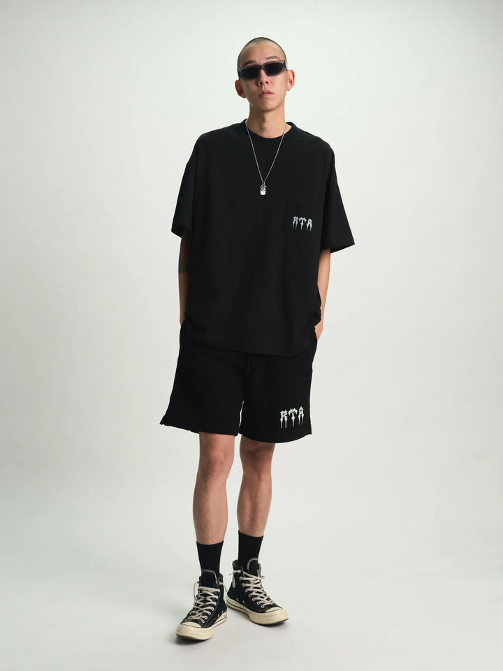 RTA Clyde Elasticated Short - Black Razor R