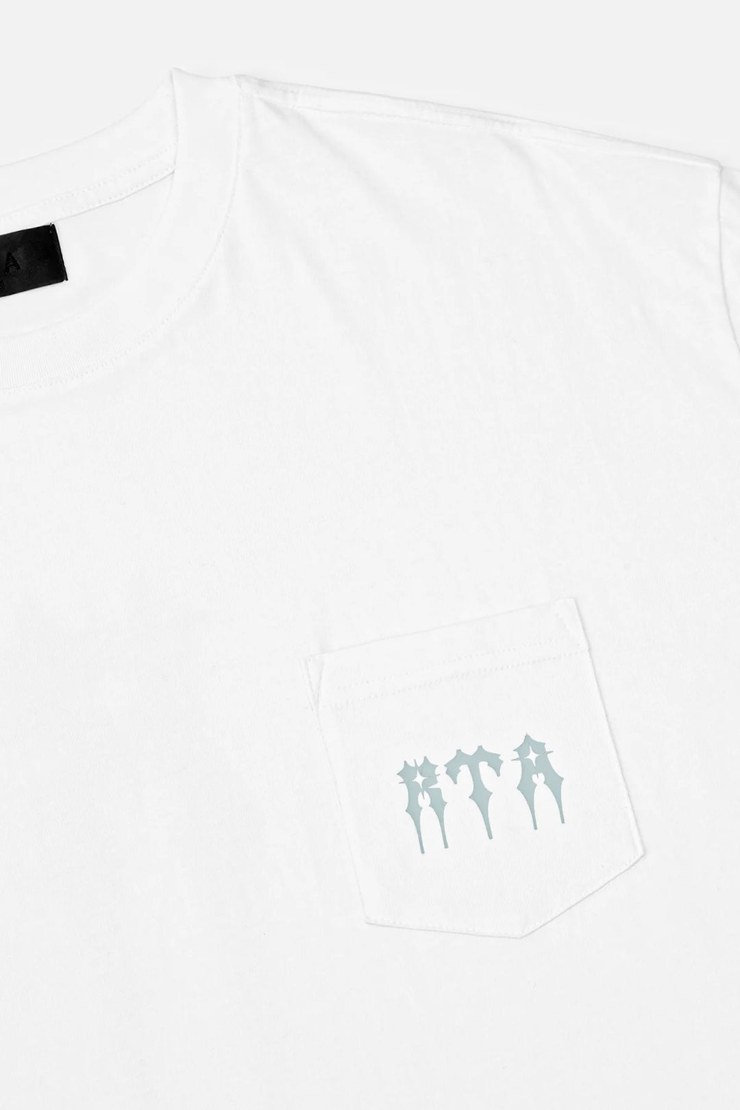 RTA Bastien Pocket Tee - White Spiked R