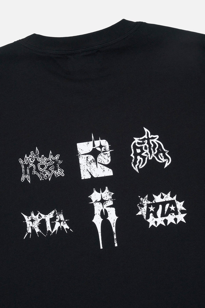 RTA Liam Short Sleeve Tee - Black Razor Type