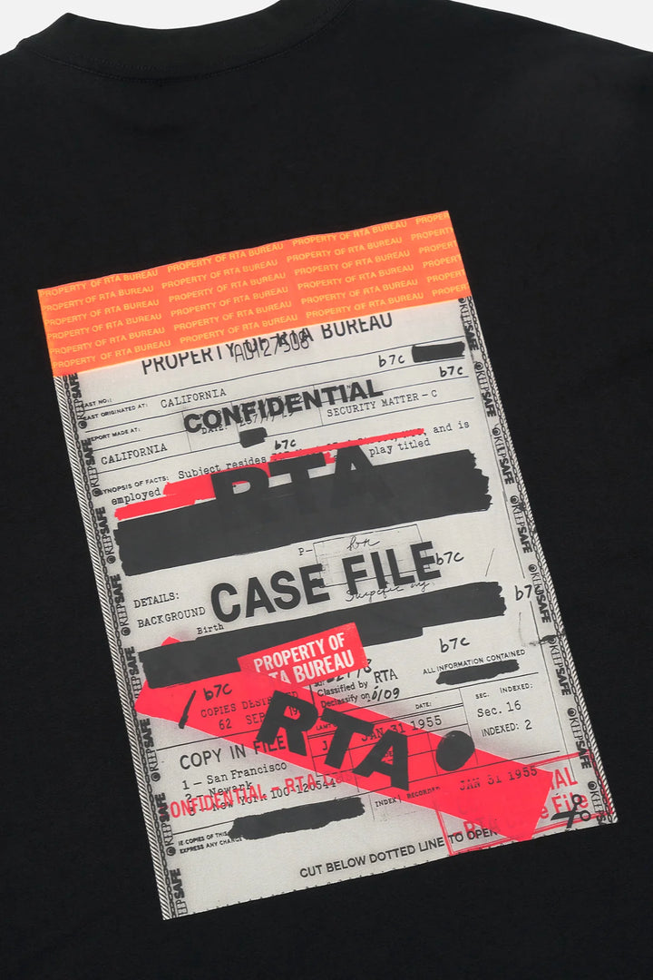 RTA Miguel Swim Trunk - Colin Oversized S/S Tee - Black Case File