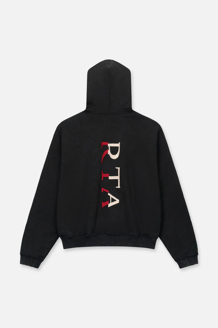 RTA RIKO HALF ZIP UP | VINTAGE BLACK COMBO