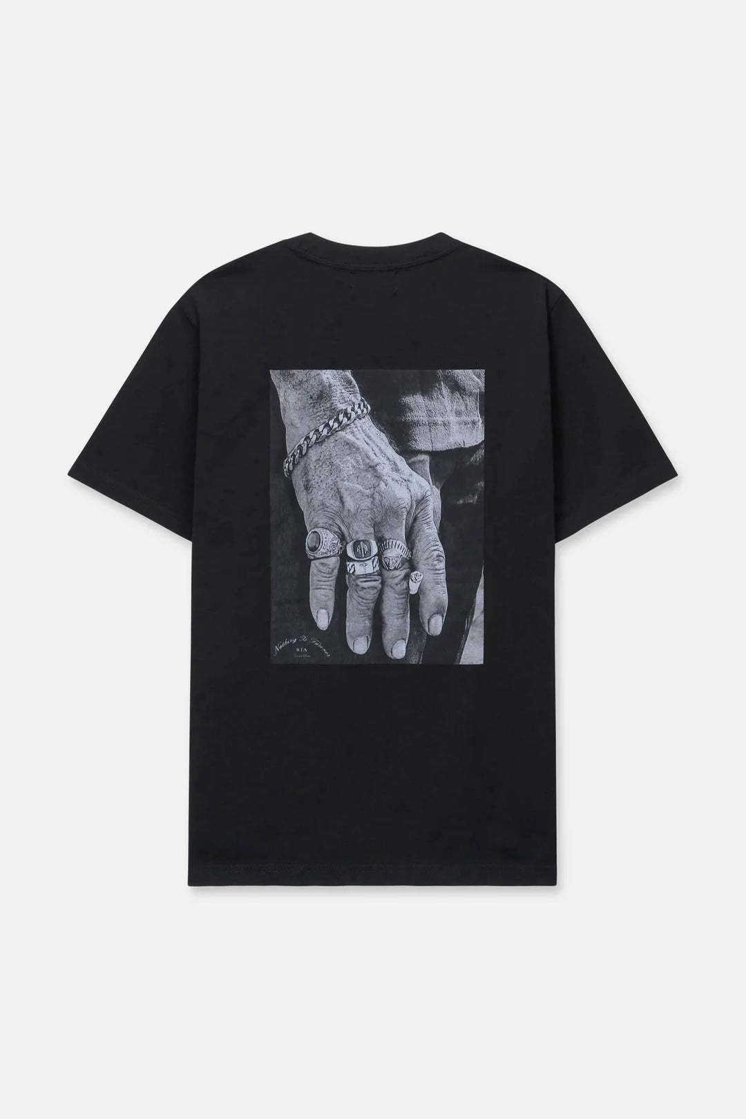 RTA Miguel Swim Trunk - Liam Short Sleeve Tee - Black Mafia Hand