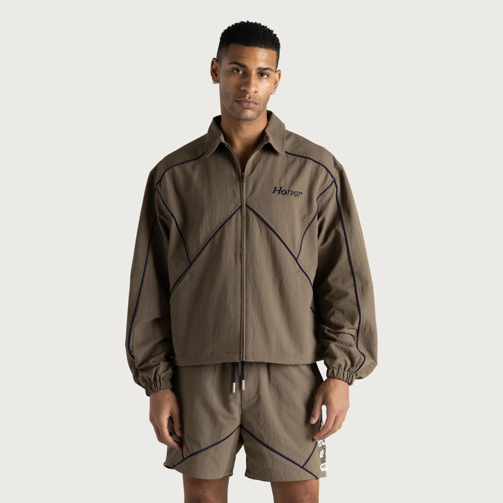 Honor The Gift GROWTH TRACK JACKET PEBBLE