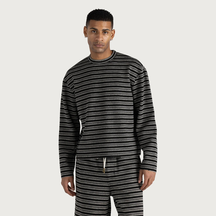 Honor The Gift A-SPRING SPEAK STRIPED CREW