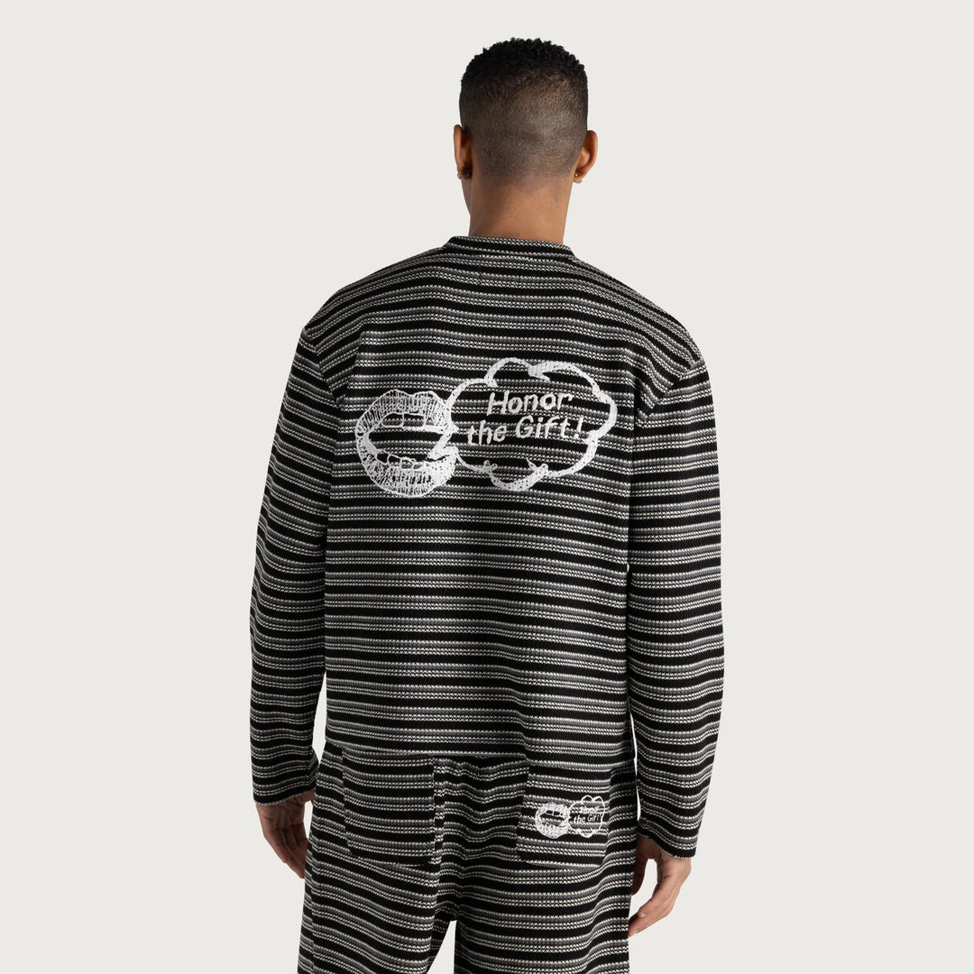 Honor The Gift A-SPRING SPEAK STRIPED CREW