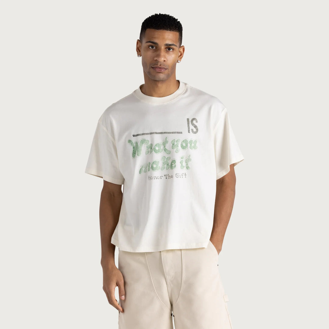 Honor The Gift - SAY LESS DO MORE TEE White