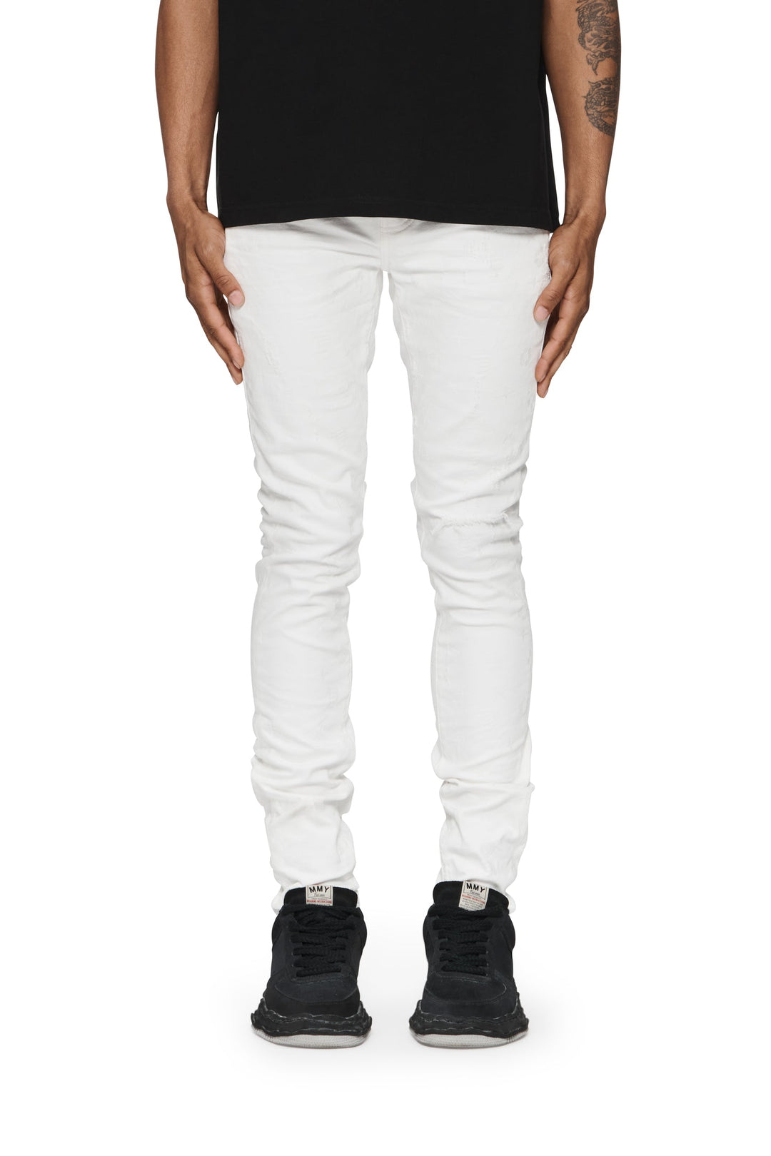 Purple Brand P001 White JMWH224 Jacquard Monogram - White