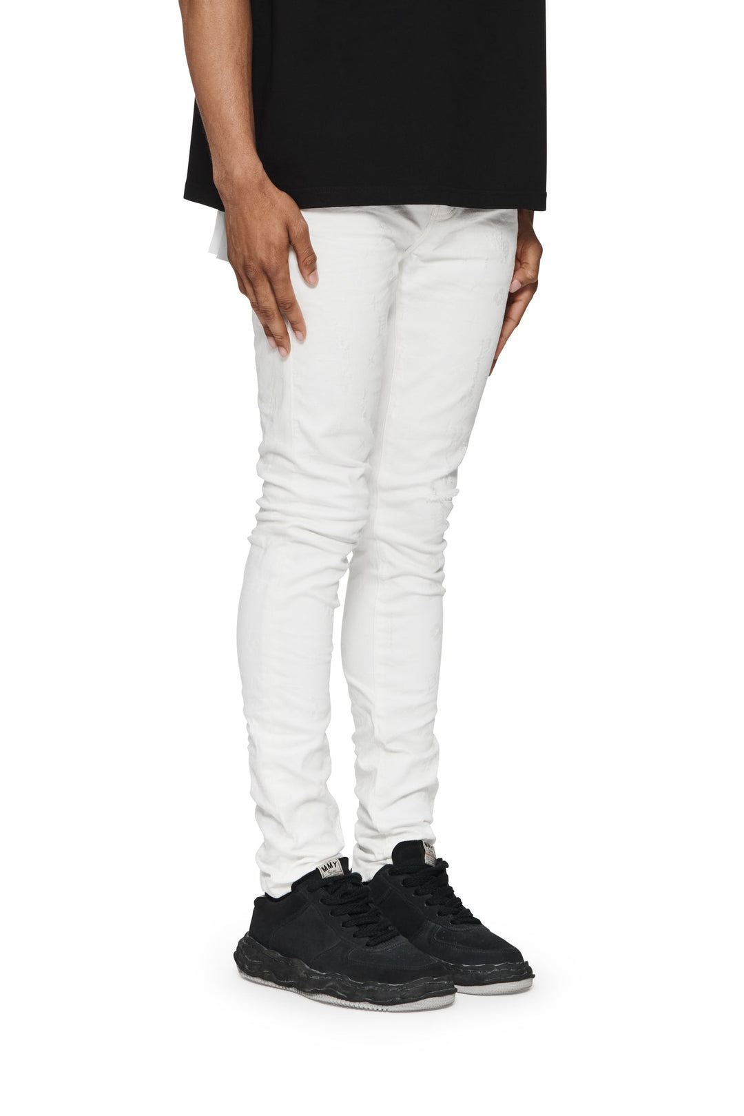 Purple Brand P001 White JMWH224 Jacquard Monogram - White