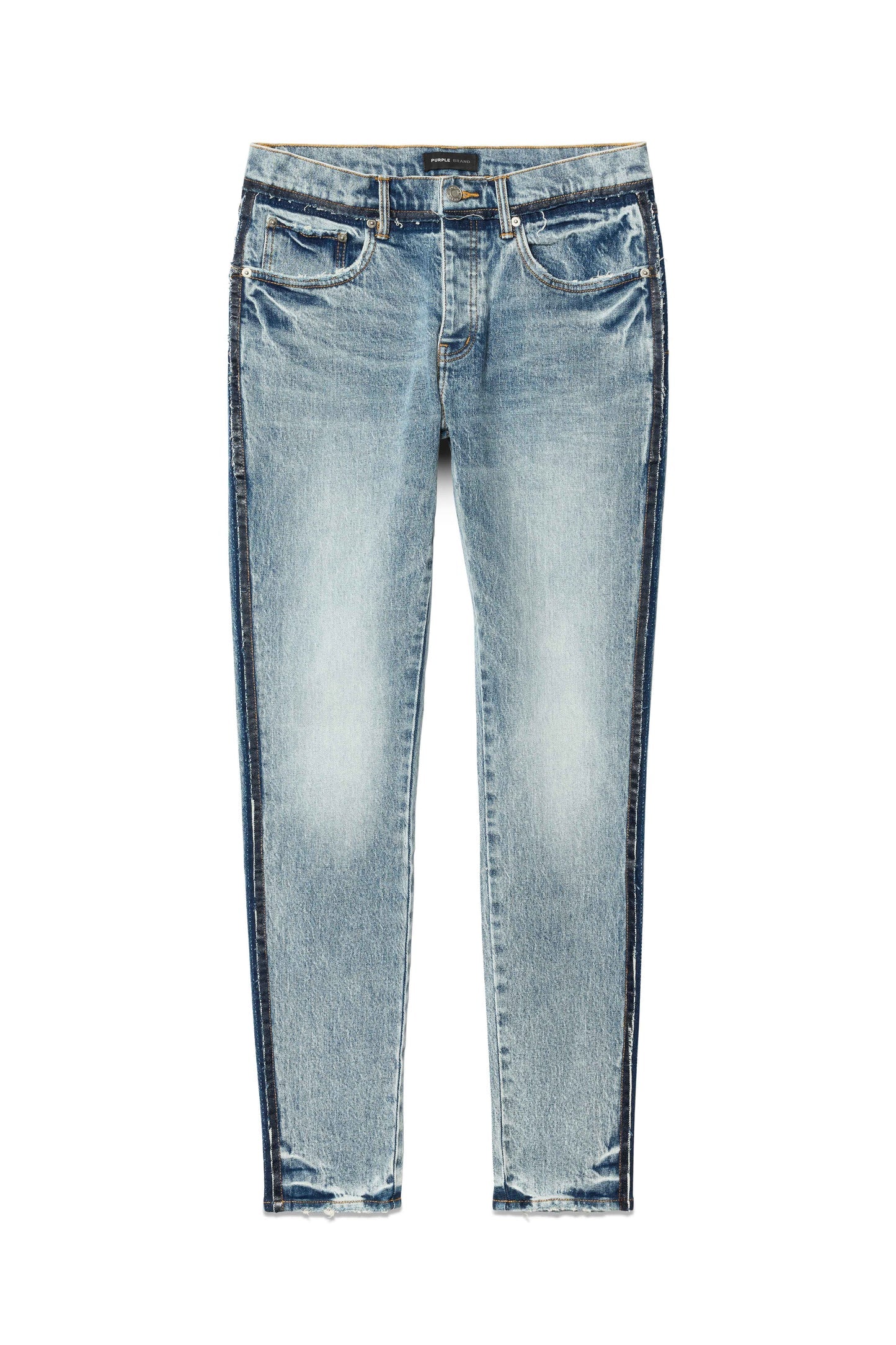 Purple Brand P001 Mid Indigo SPOW424 Skinny Shadow Seam - Mid