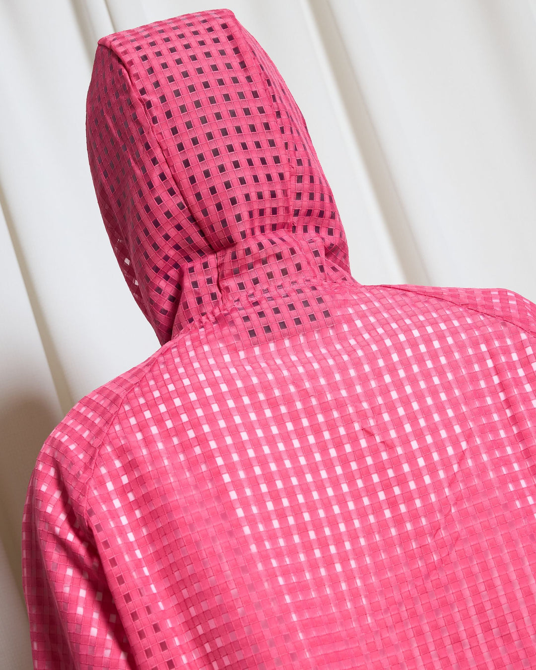 Pleasures SYSTEM PLAID HOODED JACKET (P26SP003-PINK)