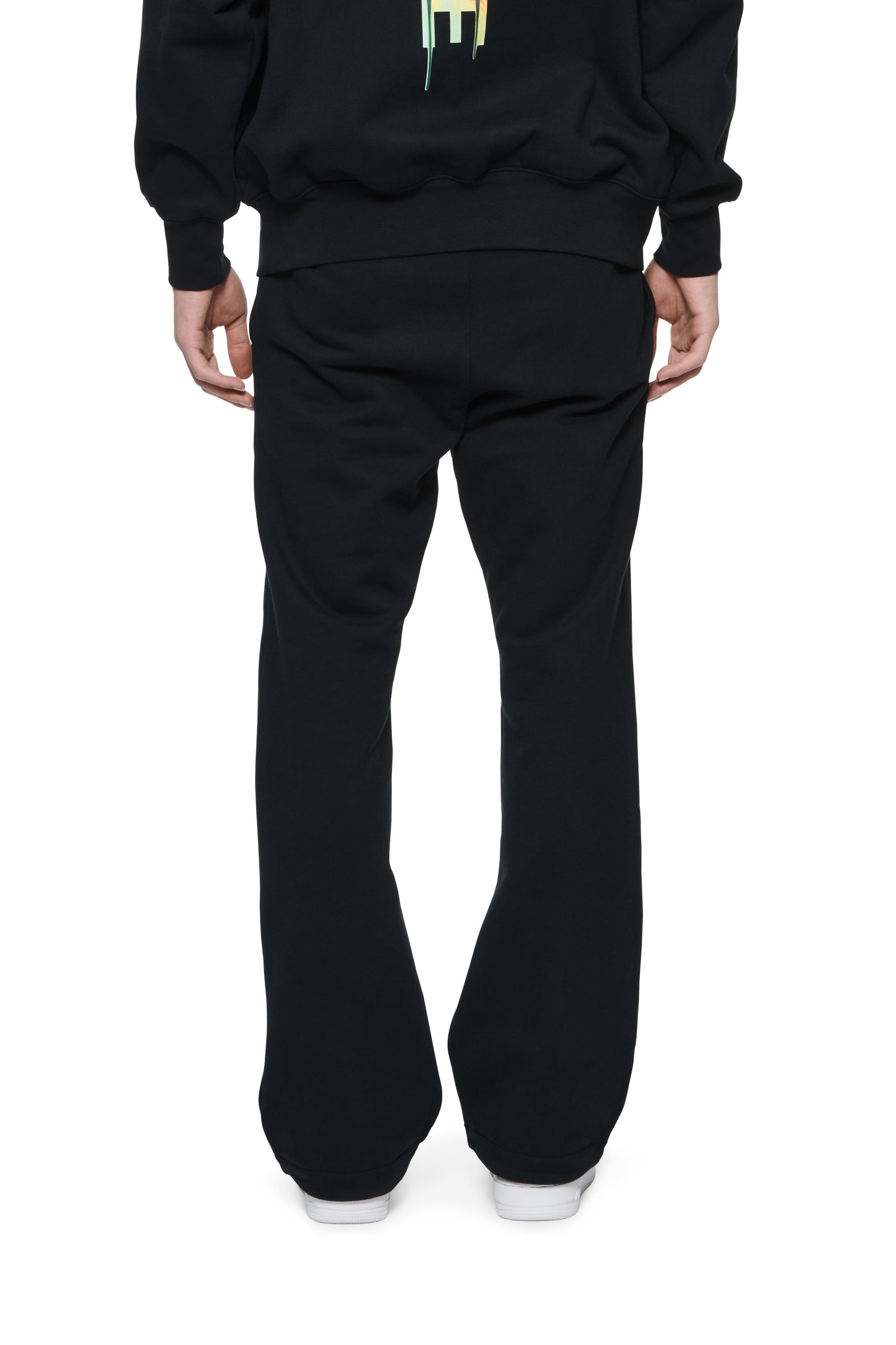 Purple Brand P459 Black QRBD823 Rainbow Drip Sweatpants - Black