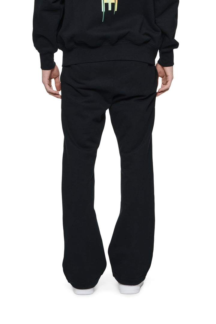 Purple Brand P459 Black QRBD823 Rainbow Drip Sweatpants - Black