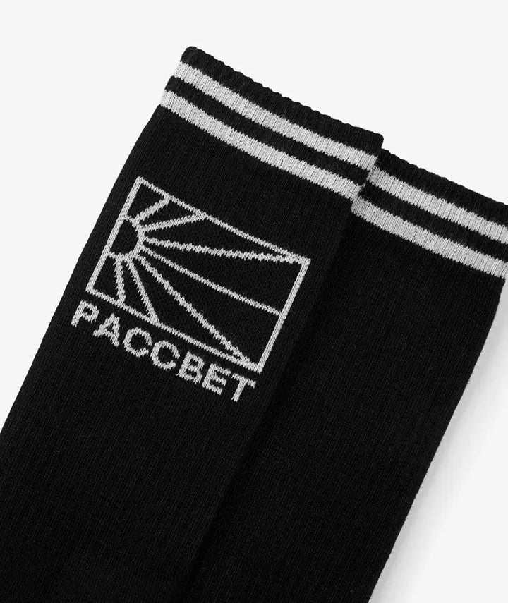 Rassvet Men Knit Logo Socks - Black
