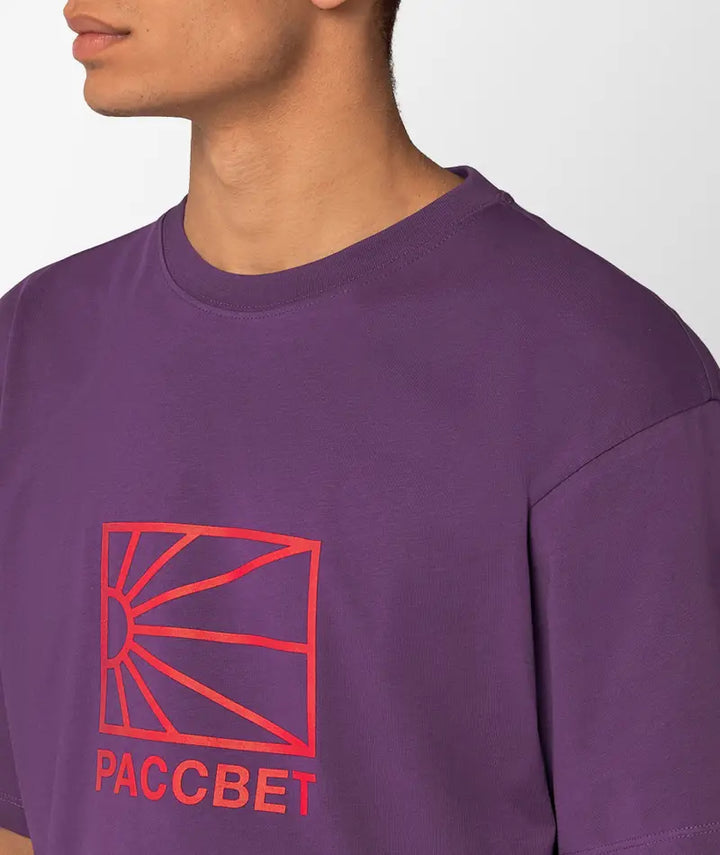 Rassvet Men Knit Big Logo T-Shirt - Purple