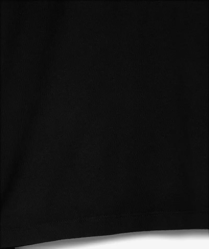 Rassvet Men Knit Big Logo T-Shirt - Black
