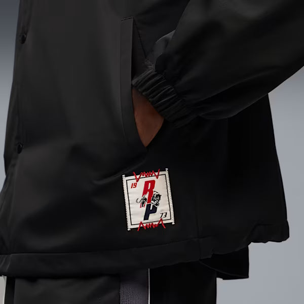 PUMA x REPRESENT Men's Coaches Jacket - PUMA Black