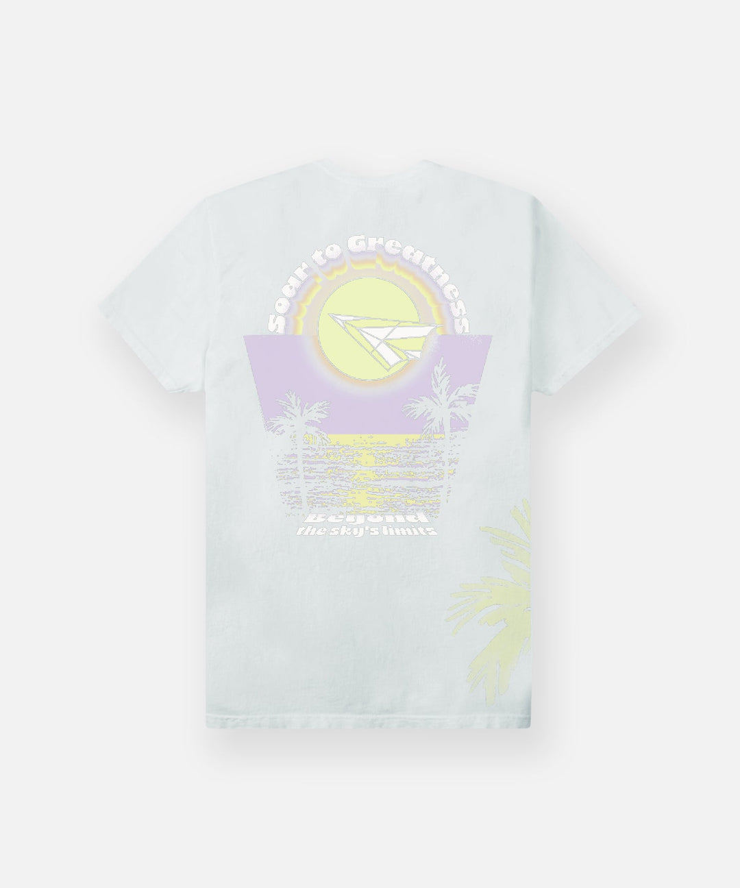 Paper Planes Soar To Greatness Tee - Barely Blue