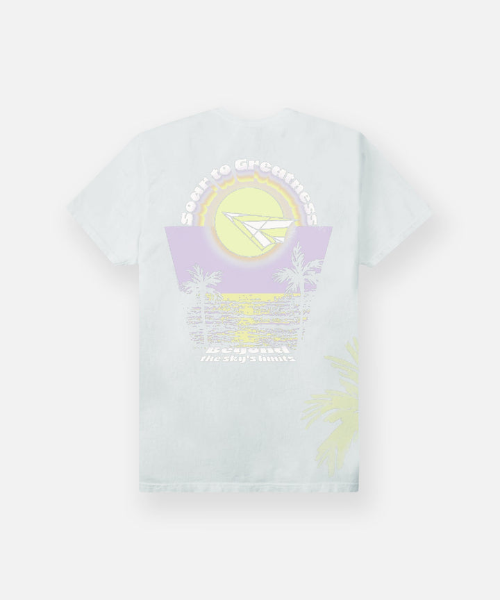 Paper Planes Soar To Greatness Tee - Barely Blue