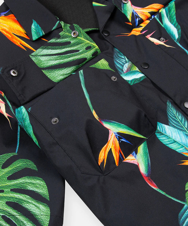 Paper Planes Bird Of Paradise Woven Shirt - Black