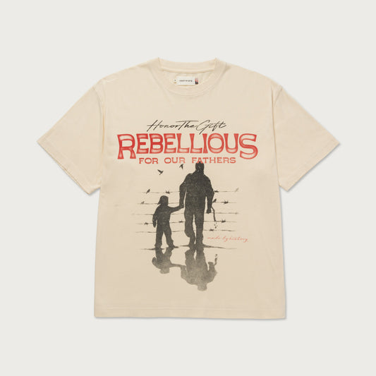 Honor The Gift Rebellious For Our Fathers T-Shirt - Bone