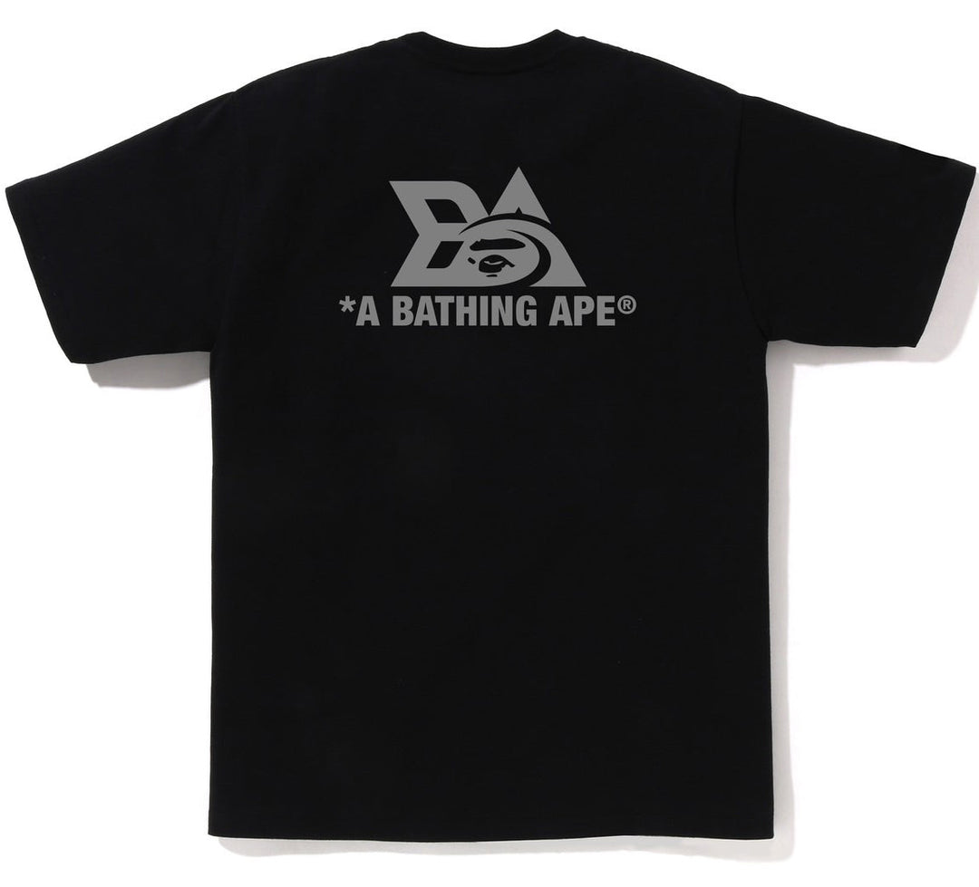 BAPE Reflector Tech Logo Tee - Black
