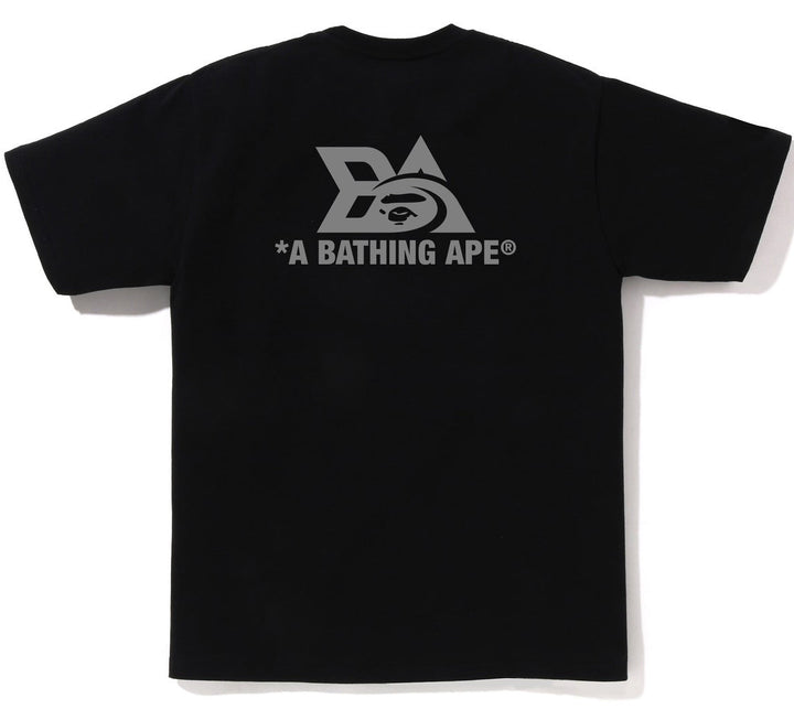 BAPE Reflector Tech Logo Tee - Black