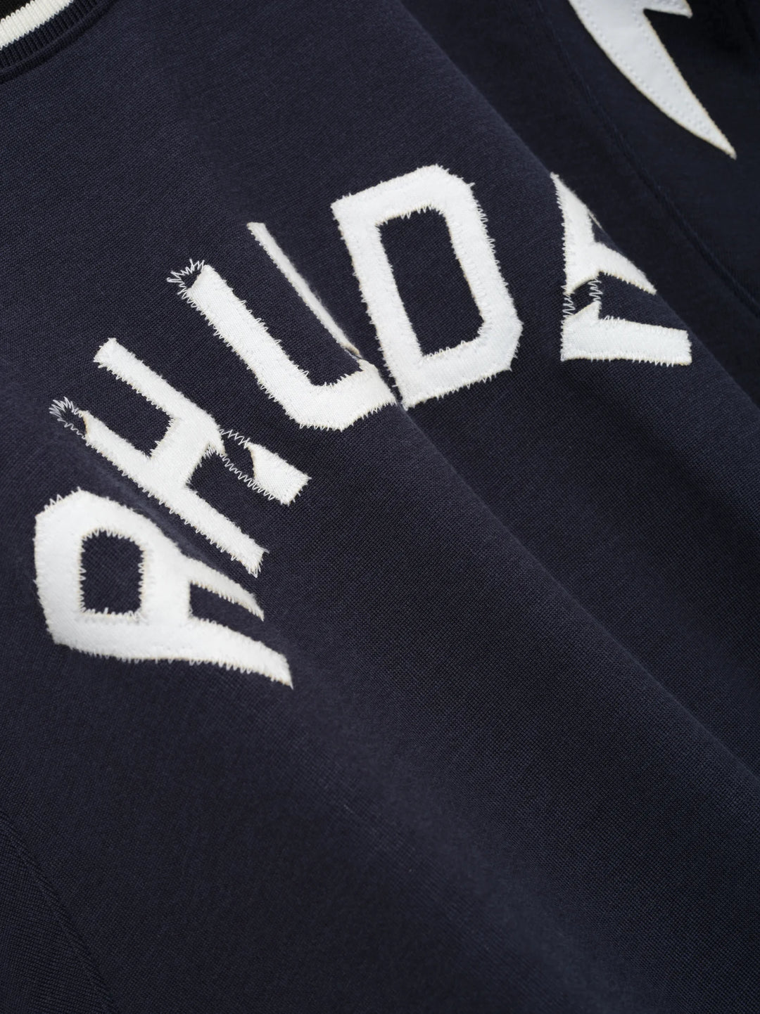 Rhude Logo Lightning Ringer Tee - Black / White