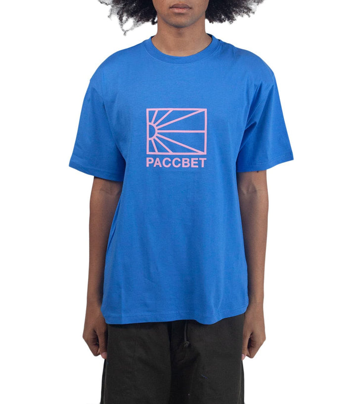 Rassvet Men Knit Big Logo T-Shirt - Blue