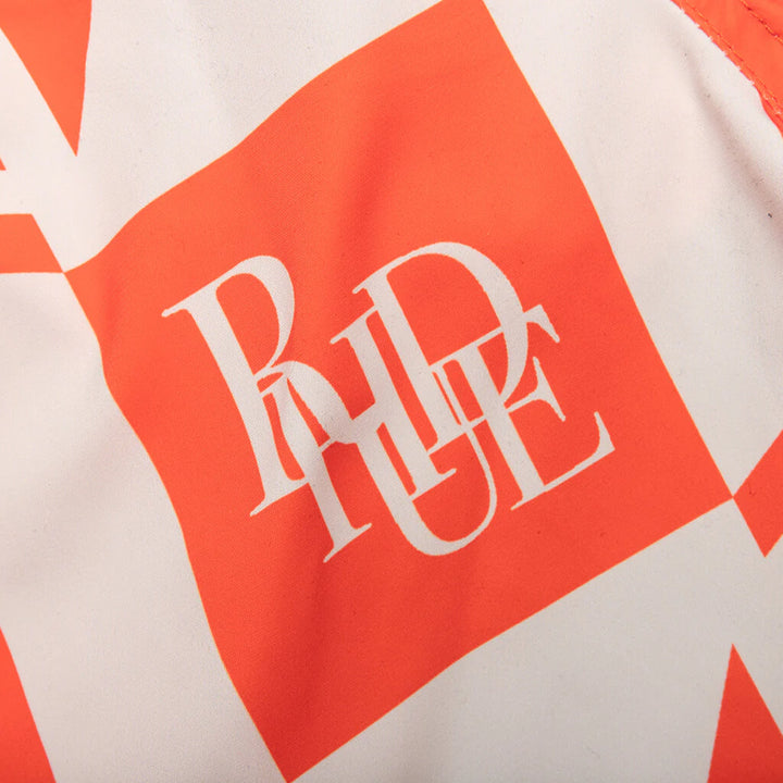 Rhude Grasse Swim Trunks - Orange/Off White