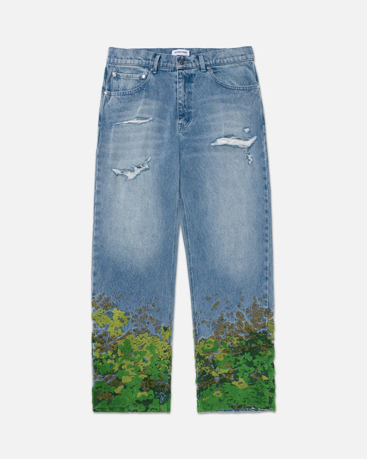 Ryoko Rain Moss Denim Jeans