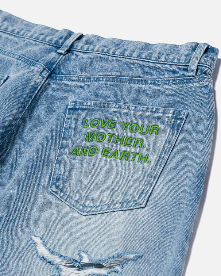 Ryoko Rain Moss Denim Jeans