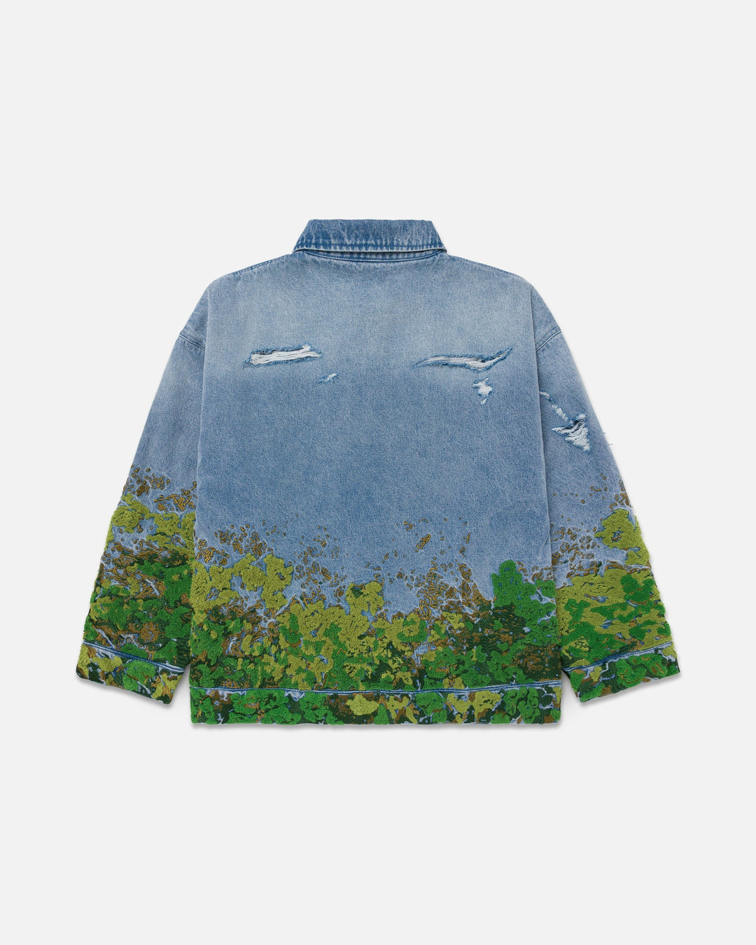 Ryoko Rain Moss Denim Work Jacket