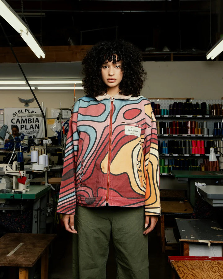 Ryoko Rain Reversible 70S Work Jacket