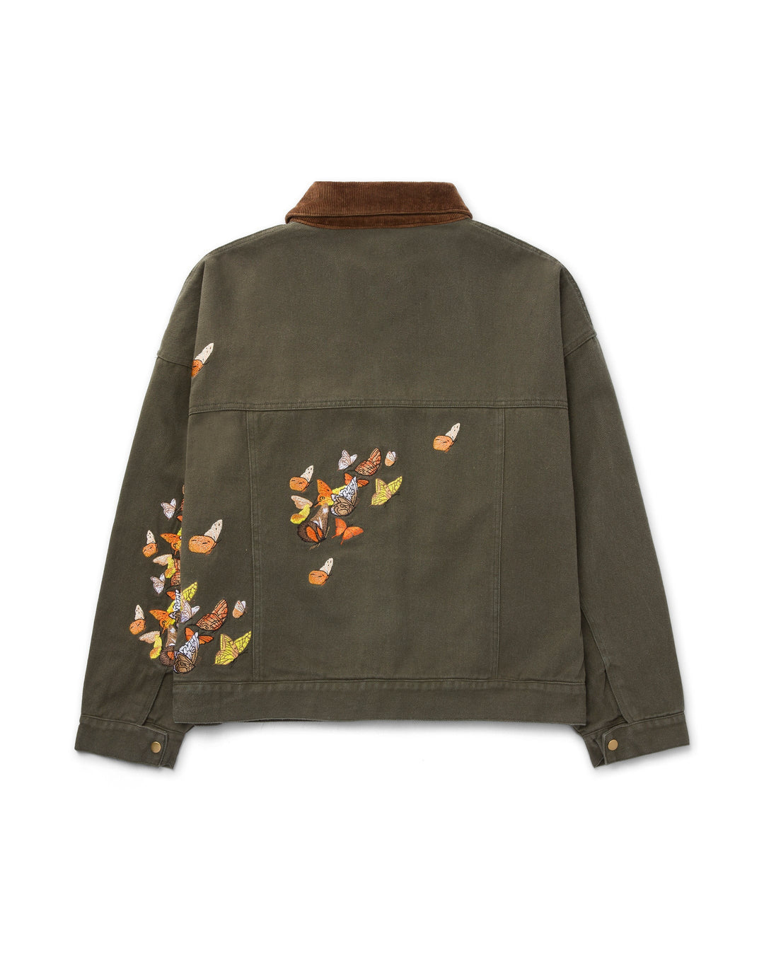 Ryoko Rain Butterfly Work Jacket - Green
