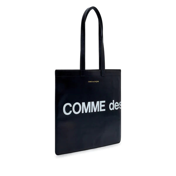 Comme Des Garcons Wallet Huge Logo Tote Bag