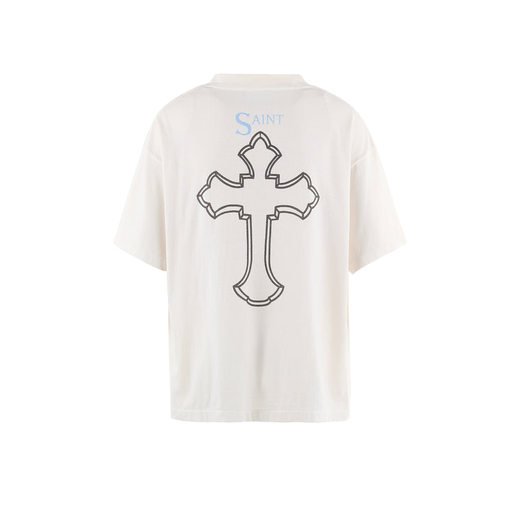 Saint Micheal 2PAC Tee - White