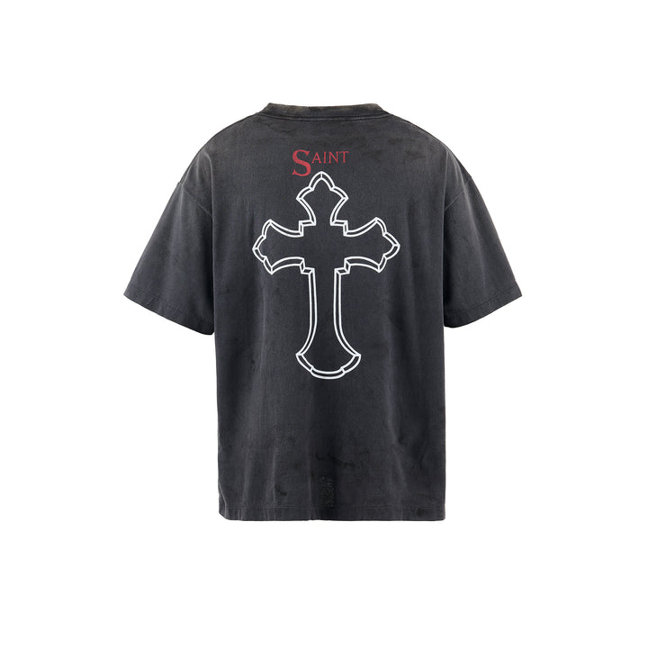 Saint Micheal 2PAC Tee - Black