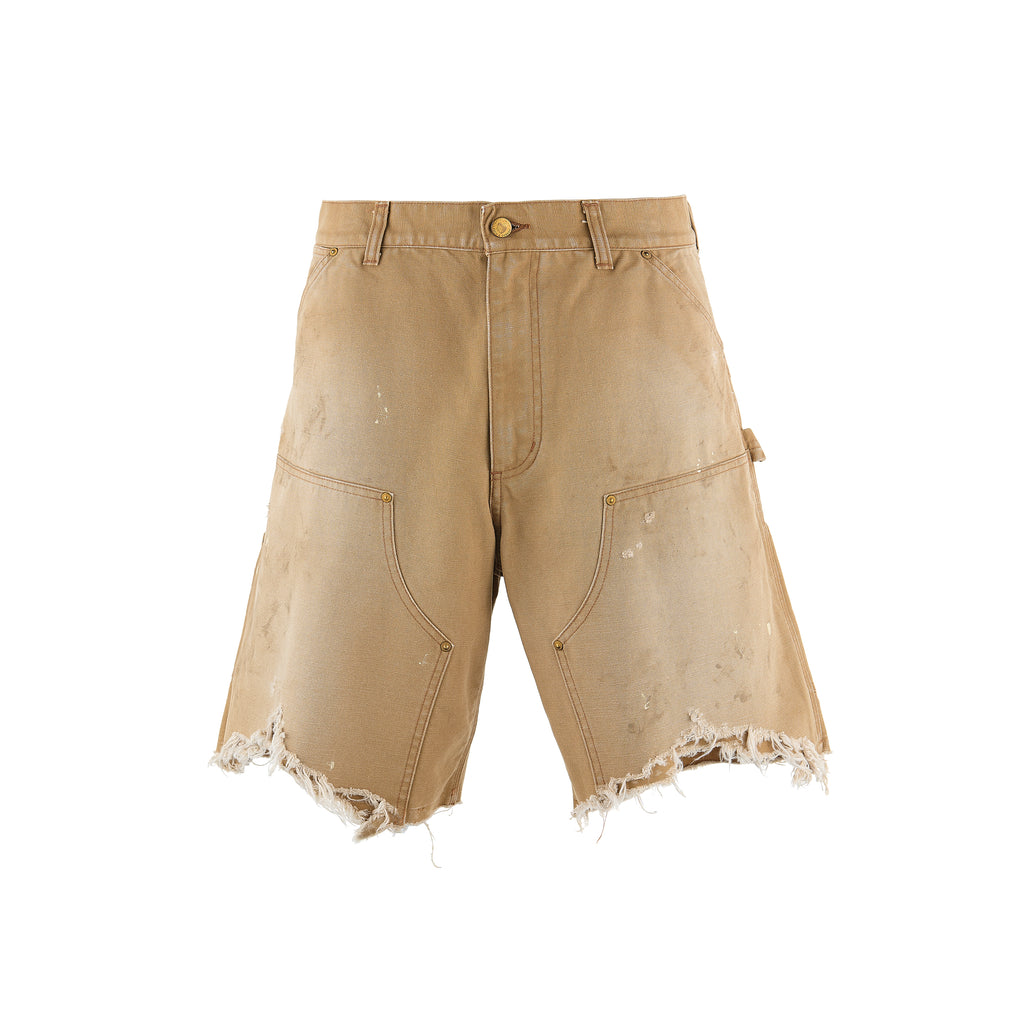Saint Micheal Double Knee Shorts - Beige – Privei