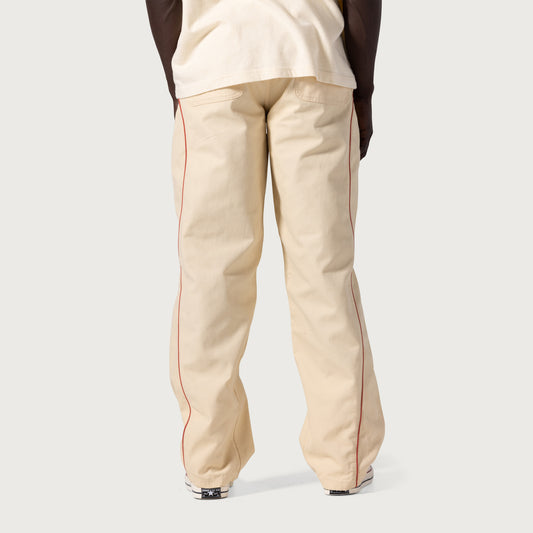 Honor The Gift Canvas Piping Pant - Bone