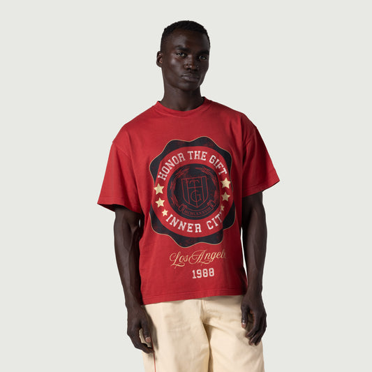 Honor The Gift HTG® Seal Logo T-Shirt - Brick